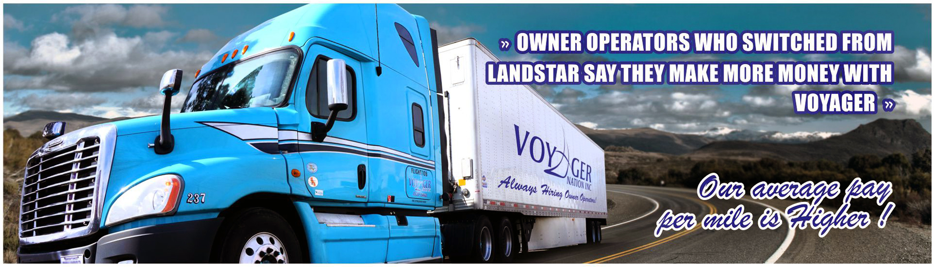 Owner Operator Trucking Company | Voyager Nation